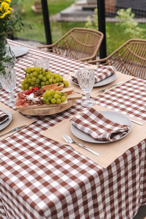 Linen placemats set of 2 in Mustard from AmourLinen