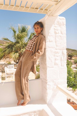 Linen suit set Sahara from AmourLinen