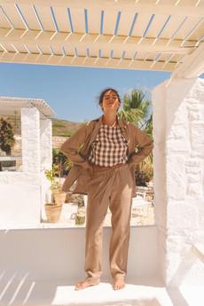 Suit set SAHARA in Rosy Brown via AmourLinen