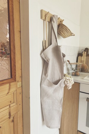 Japanese linen apron from AmourLinen Japanese linen apron from AmourLinen