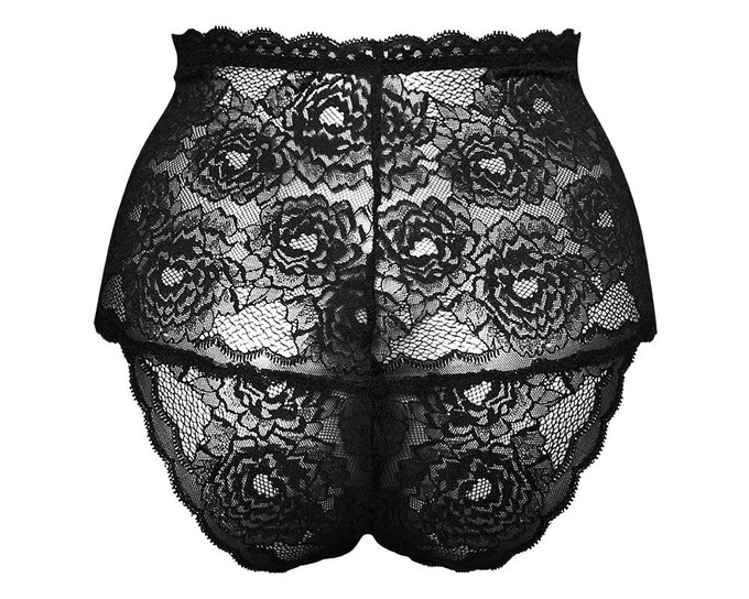 Midnight Bloom High Panties from Anekdot