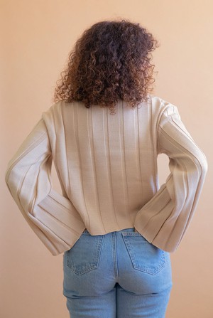 Beige Nashi sweater from avani apparel