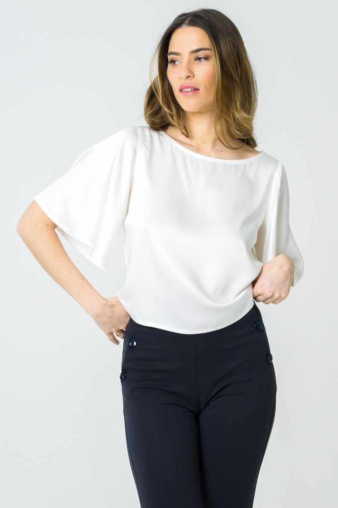 Top Violette white from avani apparel