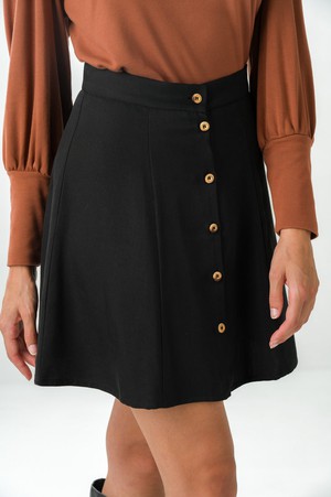 Black Parrotia Skirt from avani apparel