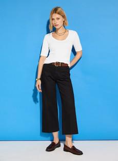 Jena Organic Wide Crop Jeans via Baukjen