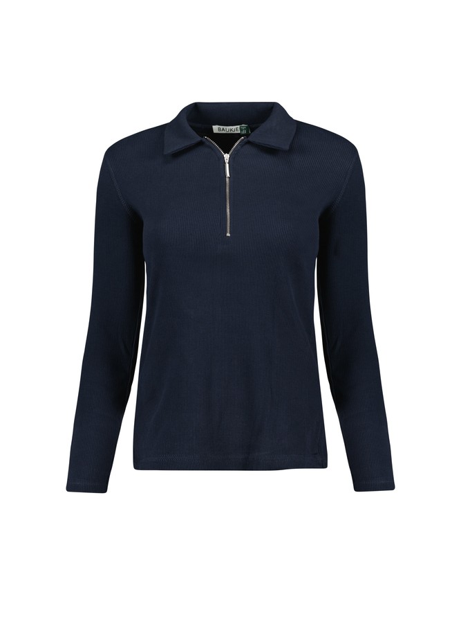 Organic Zip Collar Top from Baukjen