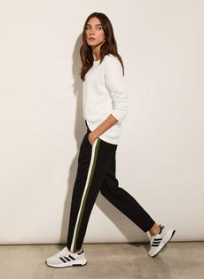 Petite Jay Side Stripe Tapered Trousers via Baukjen