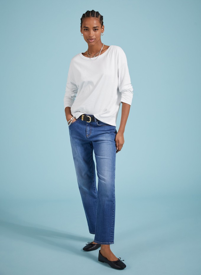 Montrose Organic Cotton Relaxed Top from Baukjen