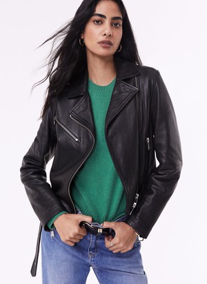 Lyle Chrome Free Leather Biker from Baukjen