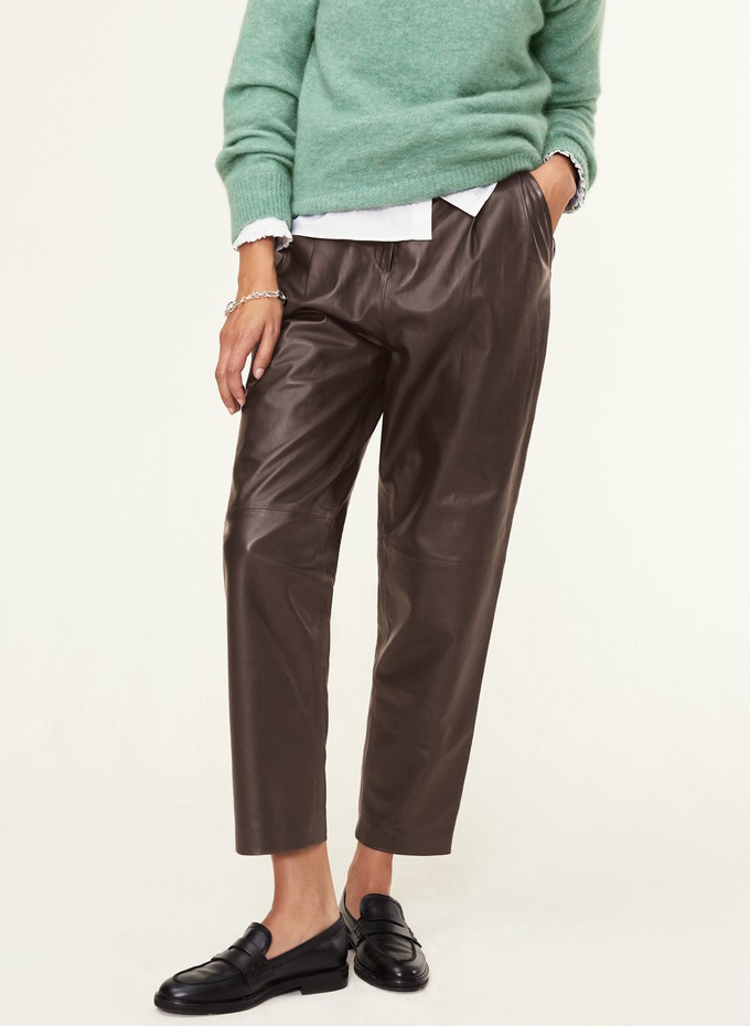 Faiza Leather Trousers from Baukjen