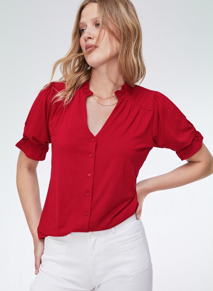 Noa Short Sleeve Blouse from Baukjen