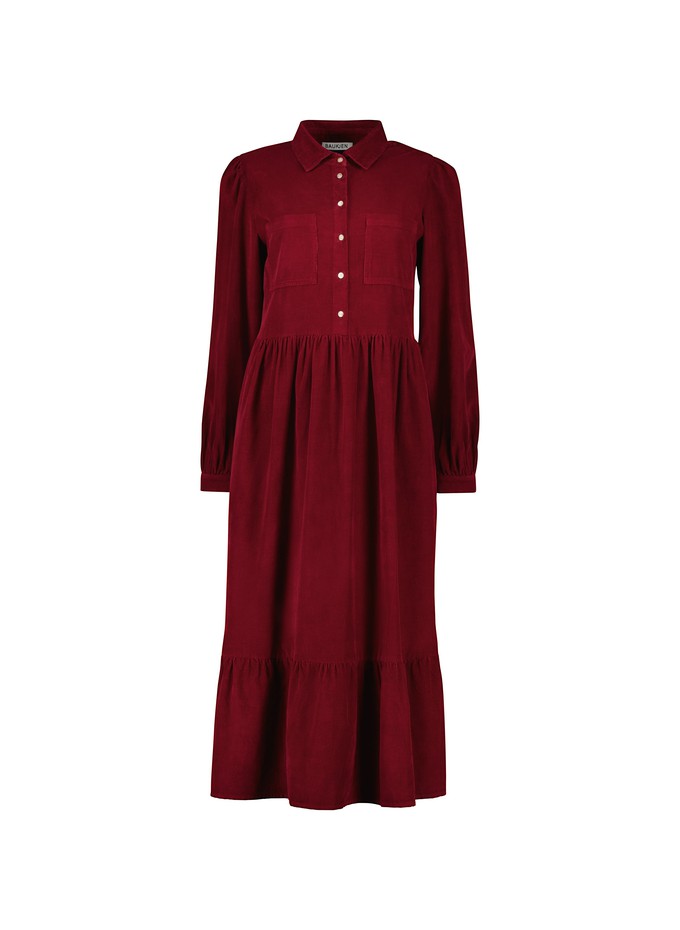 Philippa Organic Corduroy Midi Dress from Baukjen