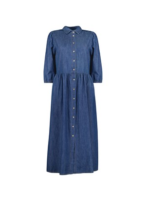 Barbara Organic Denim Midi Dress from Baukjen