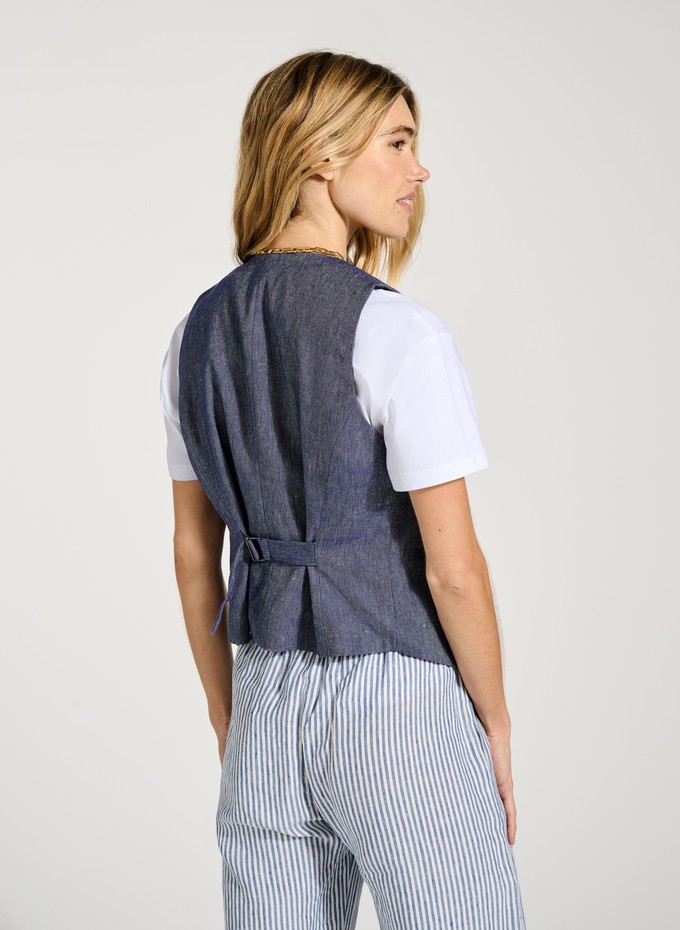 Ulrika Linen Waistcoat from Baukjen