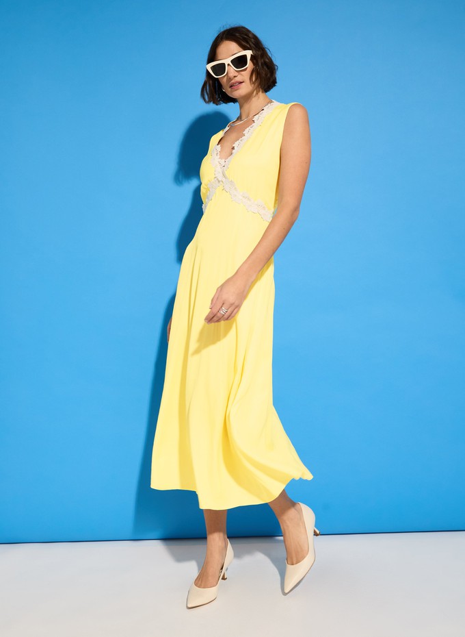 Marcella Satin Midi Dress from Baukjen