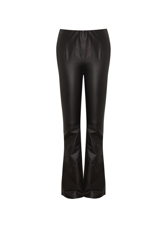 Salma Flare Leather Trousers from Baukjen