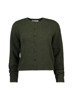 Marie Wool Blend Crew Neck Cardigan from Baukjen