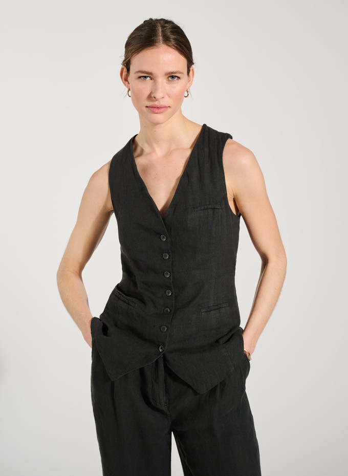 Tallulah Linen Waistcoat from Baukjen