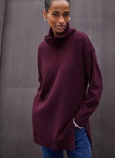 Asher Wool Blend Turtleneck Jumper via Baukjen