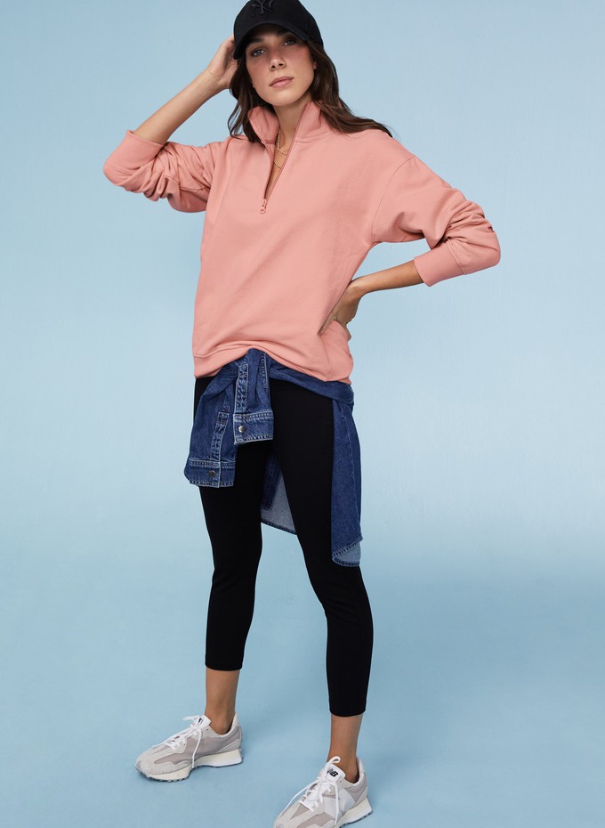 Brooklyn Organic Zip Sweatshirt from Baukjen