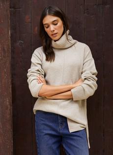 Asher Wool Blend Turtleneck Jumper via Baukjen