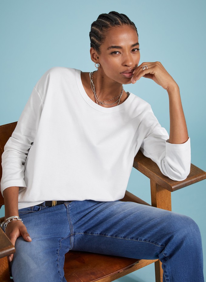 Montrose Organic Cotton Relaxed Top from Baukjen