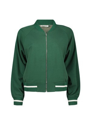 Gretchen Cropped Bomber Jacket from Baukjen