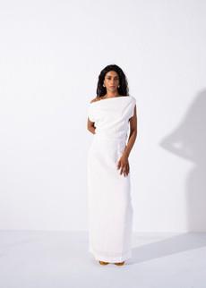 Sabine Dress White via Bhoomi