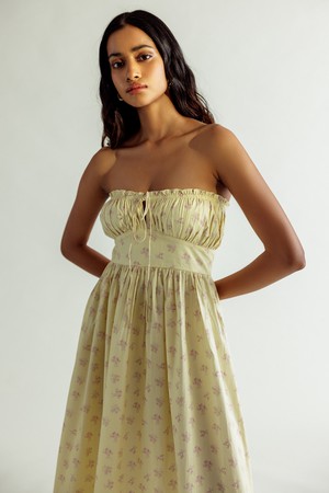 Sardinia Dress - Butter Yellow from Bhoomi