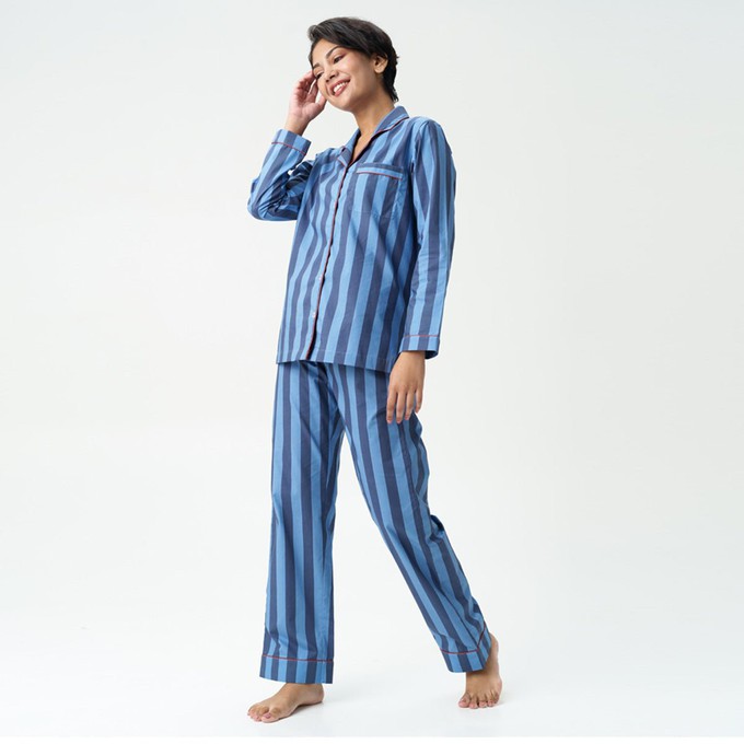 Indigo love pyjama set from Bhoomi