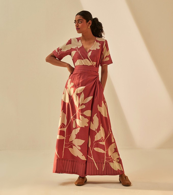 Ludo Wrap Dress from Bhoomi