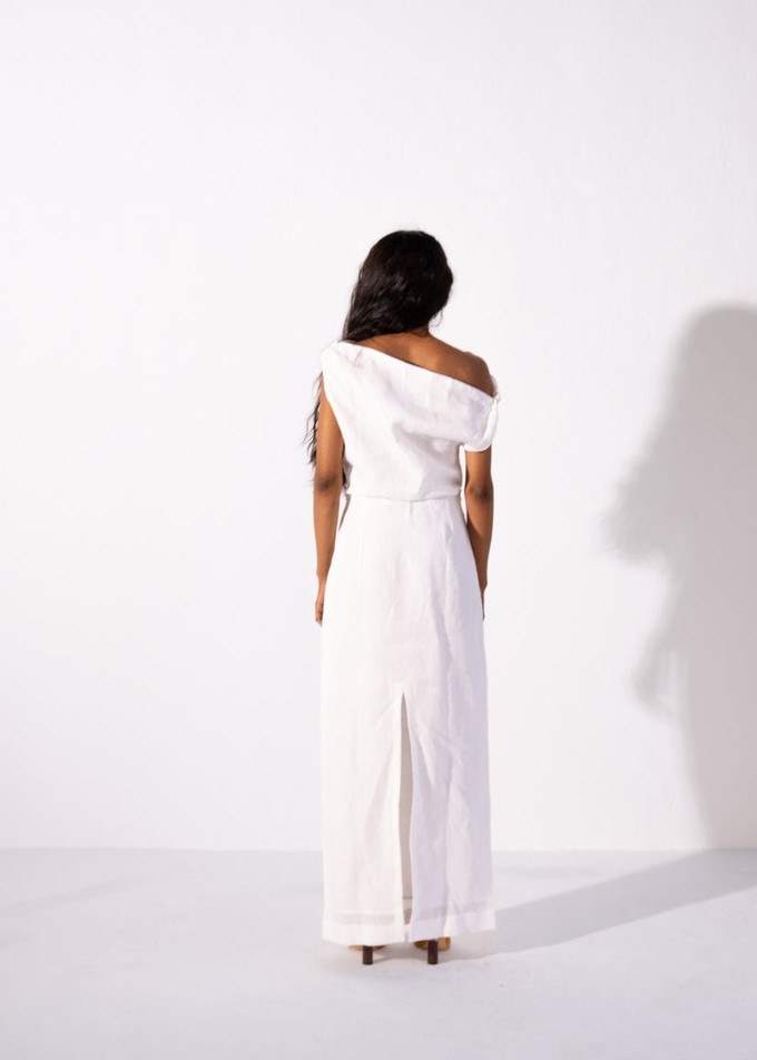 Sabine Dress White from Bhoomi