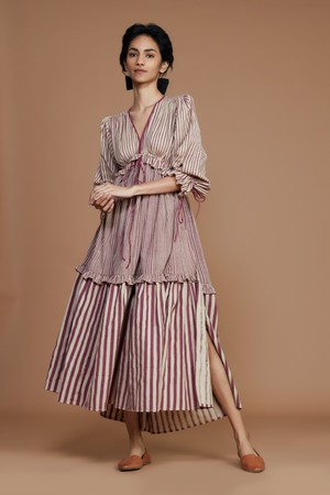 Claire Dress Mauve from Bhoomi