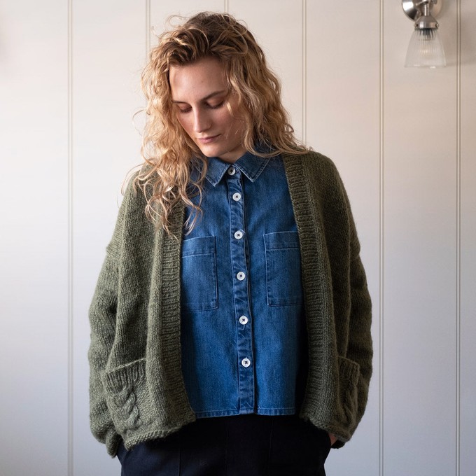 Margate Hand Knitted Cardigan from BIBICO