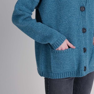 Kora Oversized Wool Cardigan from BIBICO