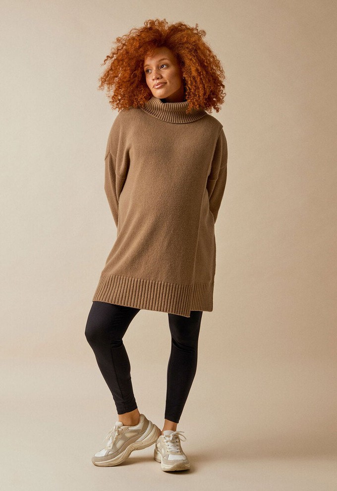 Oversized Umstands- und Stillpullover - Camel from Boob Design