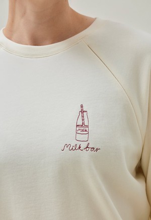 Still Sweatshirt Milk bar - Off white from Boob Design