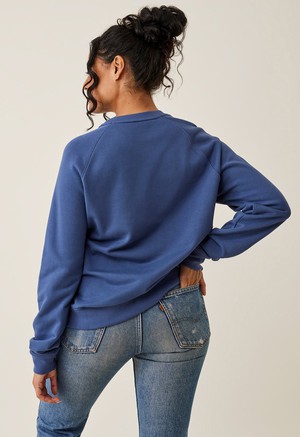 Sweatshirt mit Stillfunktion - Indigo Blue from Boob Design