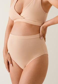 Umstandsslip Essential - Beige/Apricot via Boob Design