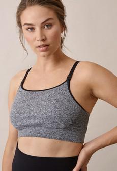 Seamless Sport-Still-BH - Dark Grey Melange via Boob Design