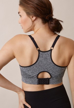 Seamless Sport-Still-BH - Dark Grey Melange from Boob Design