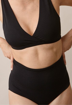 Postpartum-Slips high waist - Schwarz from Boob Design