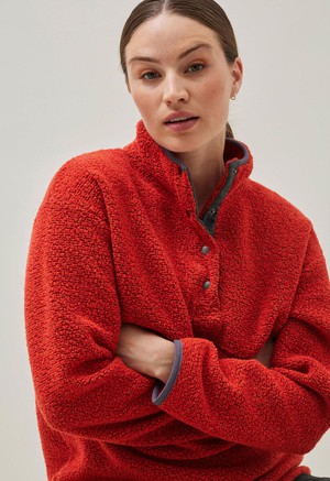 Wollflor-Pullover - Orange from Boob Design