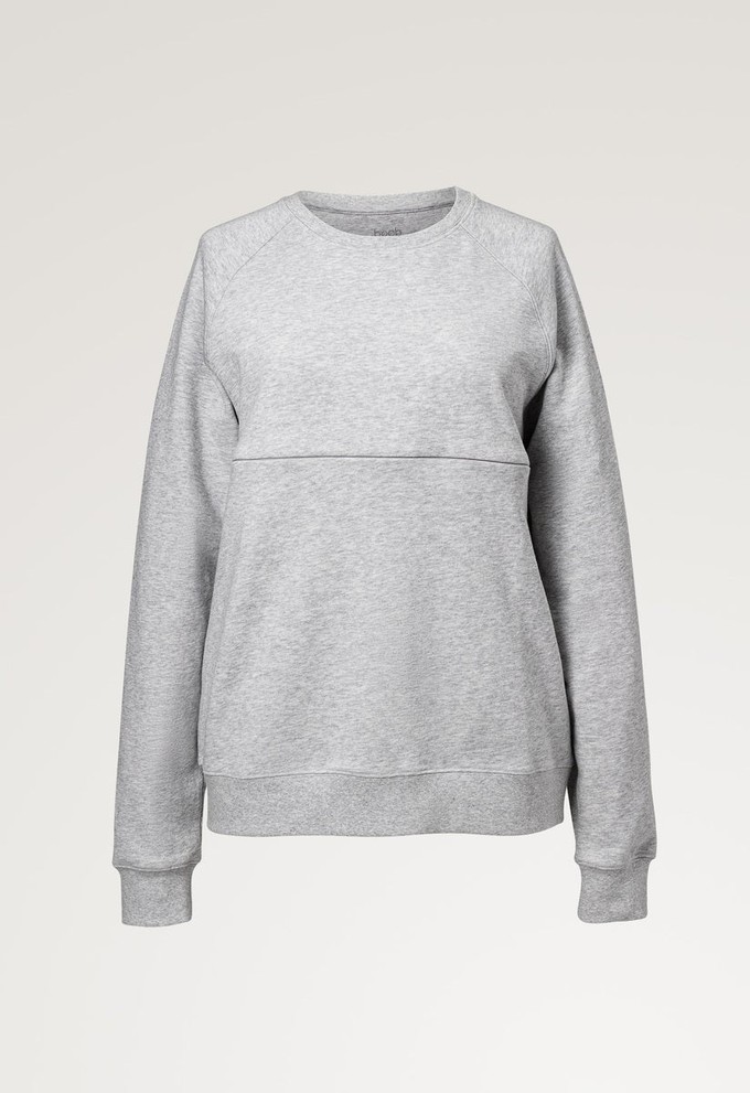 Still sweatshirt - Grey Melange from Boob Design