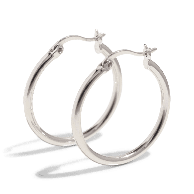 THE BASE HOOP L - sterling silver from Bound Studios