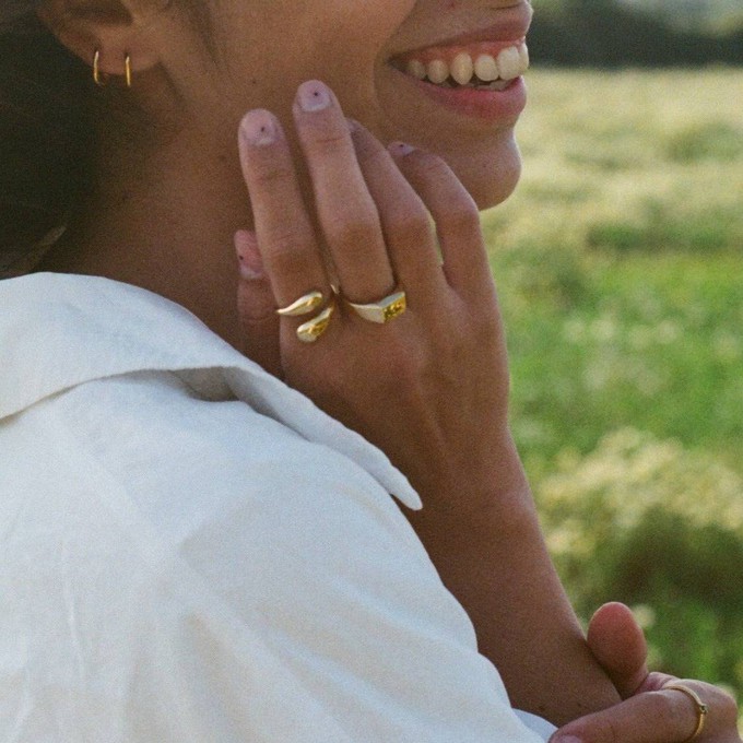 THE SPENCER RING - 18k gold vermeil from Bound Studios