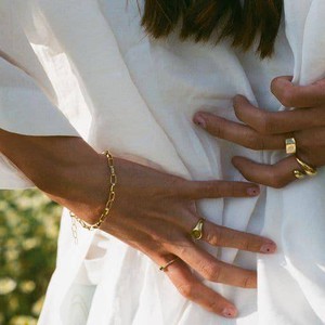 THE ONA RING - 18k gold vermeil from Bound Studios