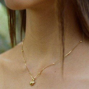 THE PEACH GARDEN NECKLACE SET - 18k gold vermeil from Bound Studios