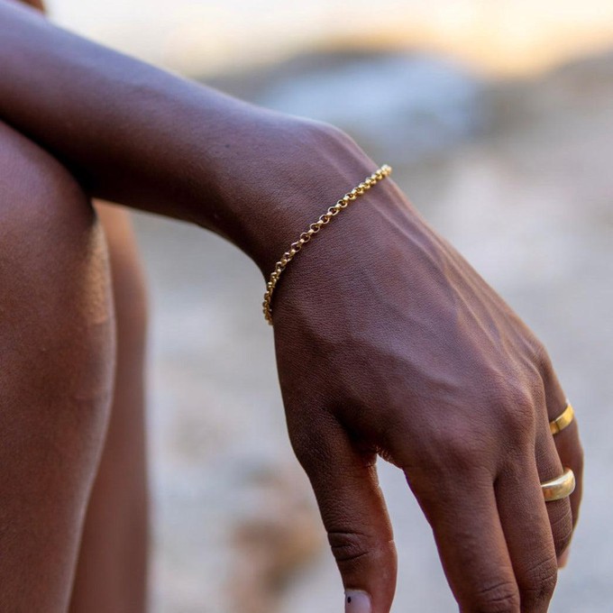 THE RILEY ROLO BRACELET - 18k gold vermeil from Bound Studios