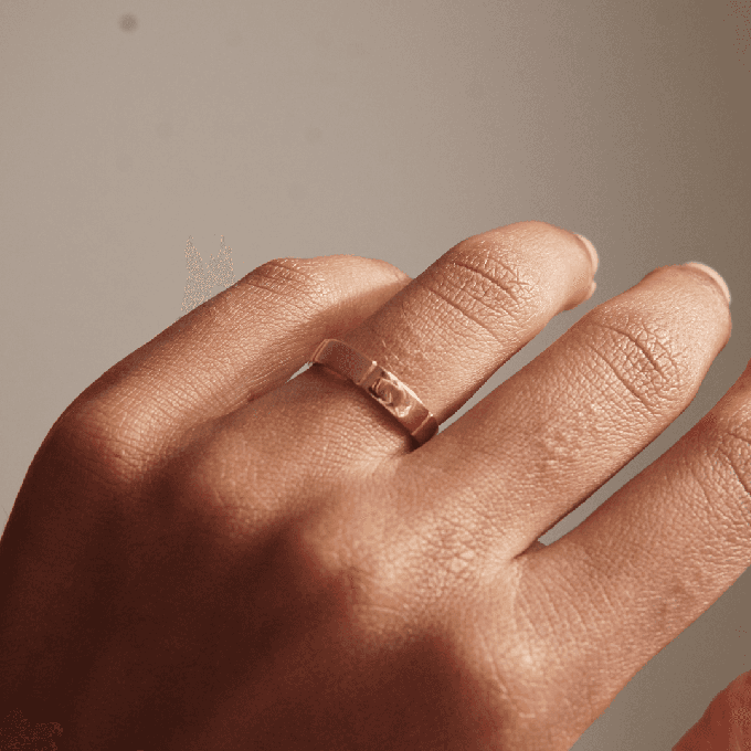 THE IMANI RING - solid gold from Bound Studios